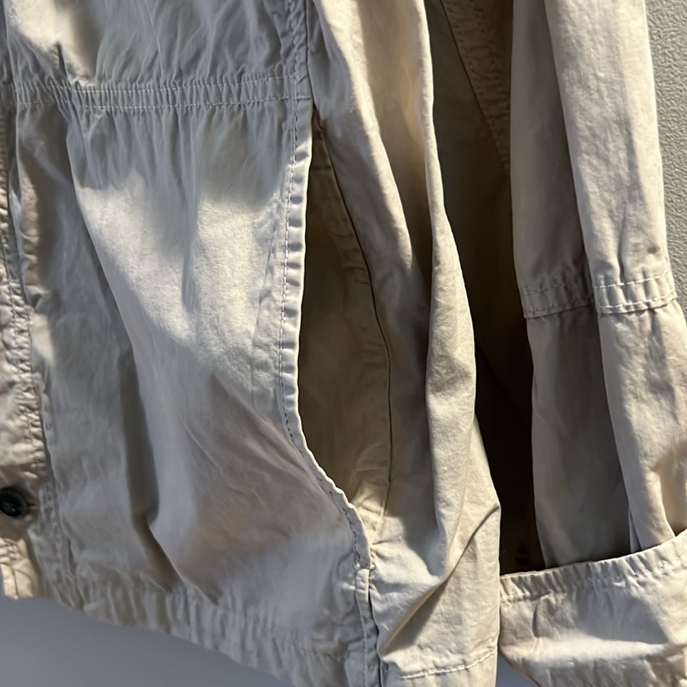 Gap Khaki Button Front Jacket. Size Small. - image 4